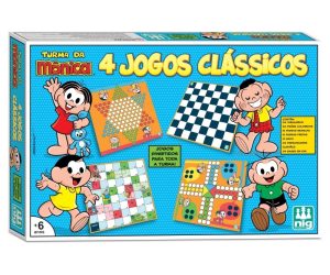 0761 - 4 JOGOS CALSSICOS TURMA DA MÔNICA